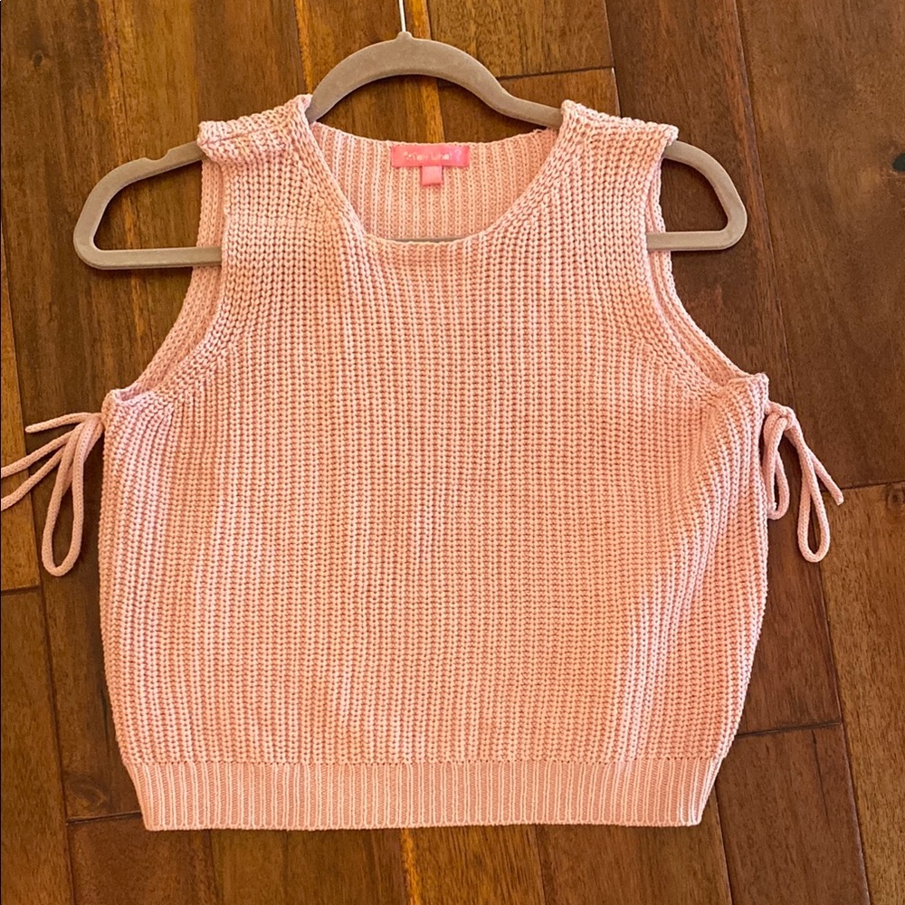 Say What? Pink Knit sweater Top
